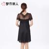 都市丽人睡衣女士睡衣薄家居服网纱冰丝睡衣女士网纱短袖裙有杯垫女装睡裙LHC6C4 商品缩略图2
