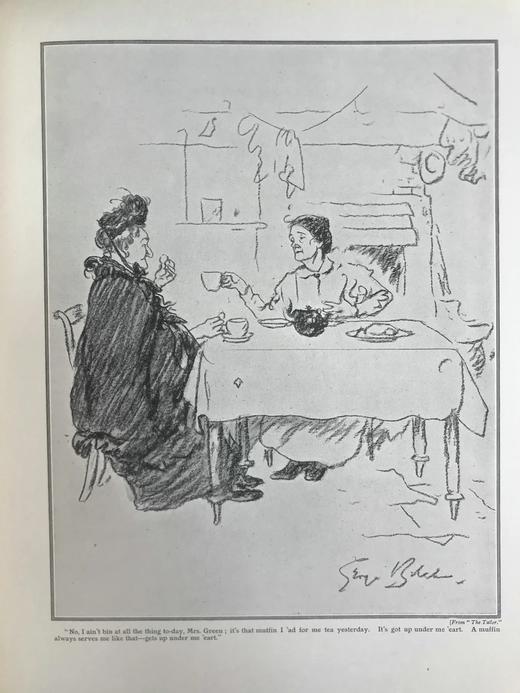 1926年 《笨拙》插画家乔治·贝尔彻漫画集 数十幅插图 精装大16开 商品图11