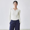 【秒杀价已调 直接拍】lu家 莫代尔棉螺纹打底 长袖 亨利衫 商品缩略图7