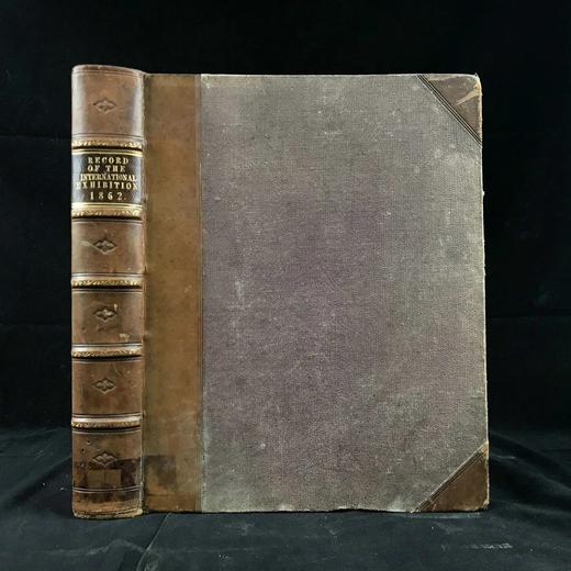 1862年 伦敦国际博览会实录 数百幅版画插图 真皮精装16开 商品图0