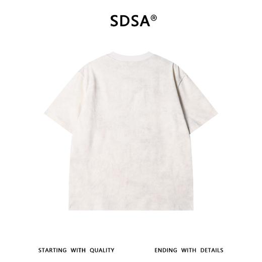 SDSA男装2026新款轻奢潮牌扎染满天星小马印花设计圆领短袖T恤 商品图4