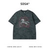 SDSA男装2026新款轻奢潮牌扎染满天星小马印花设计圆领短袖T恤 商品缩略图0