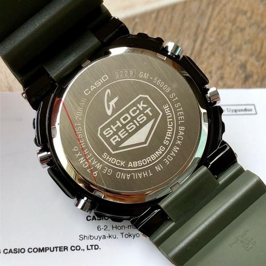 CASIO 卡西欧 G-SHOCK 金属表壳防水运动手表 男款 GM-5600B 商品图8