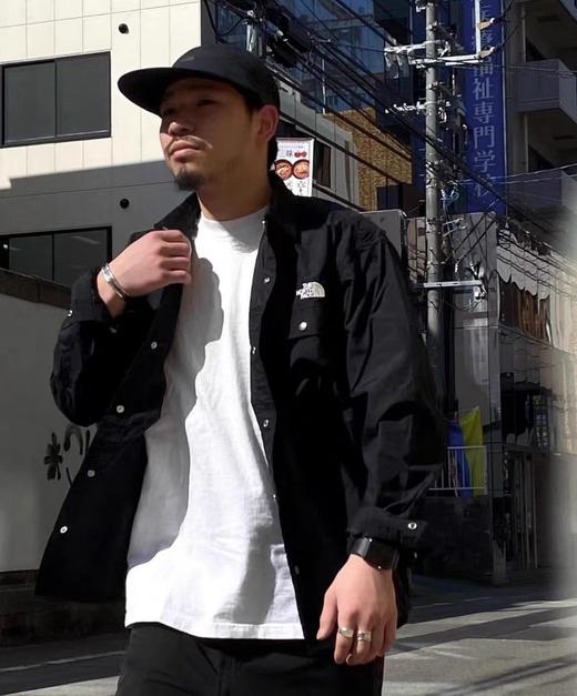 日版NUPTSE SHIRT休闲宽松纯棉衬衫春秋款外套男 商品图1