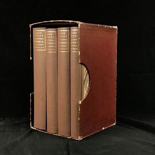 NonesuchPress限量版 1953年 莎士比亚全集（全4卷） 精装大32开带书匣 商品图0