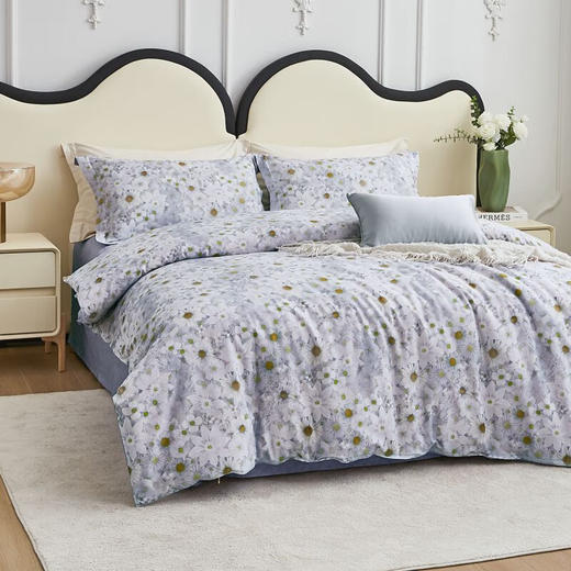 梦洁 纯棉印花四件套：小雏菊 商品图2