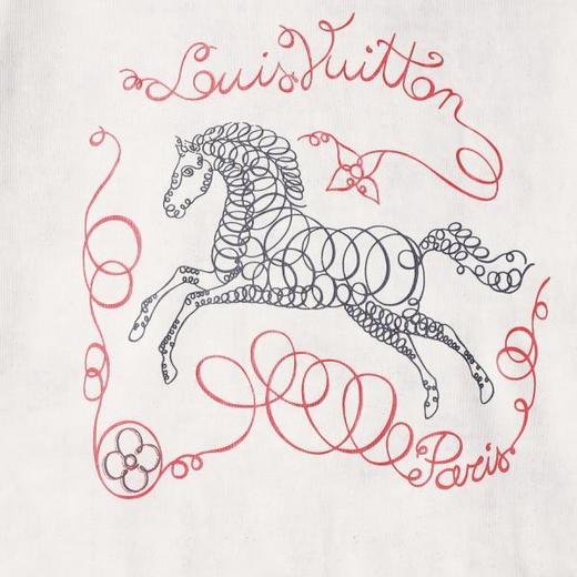 SDSA男装2026新款轻奢潮牌扎染满天星小马印花设计圆领短袖T恤 商品图3