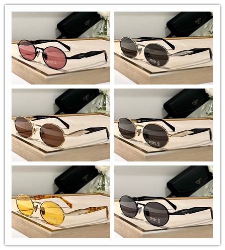 金属框圆形复古时尚太阳镜