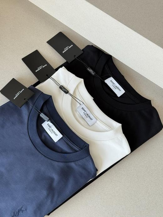 海外订单，生罗兰基础款刺绣字母T恤 商品图0