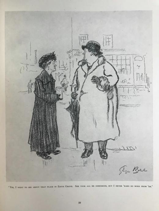 1933年 《笨拙》插画家乔治·贝尔彻漫画集 数十幅插图 精装大16开 商品图8
