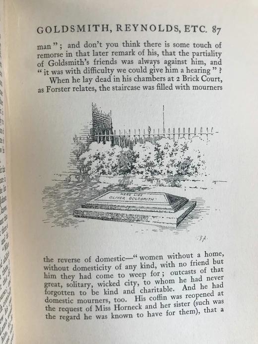 1912年 伦敦名宅与文学圣地 74幅插图16幅肖像 漆布精装32开 商品图7