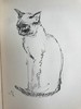 1930年 迈克尔·约瑟夫《猫咪的陪伴》 配大量手绘速写画 漆布精装16开 商品缩略图8