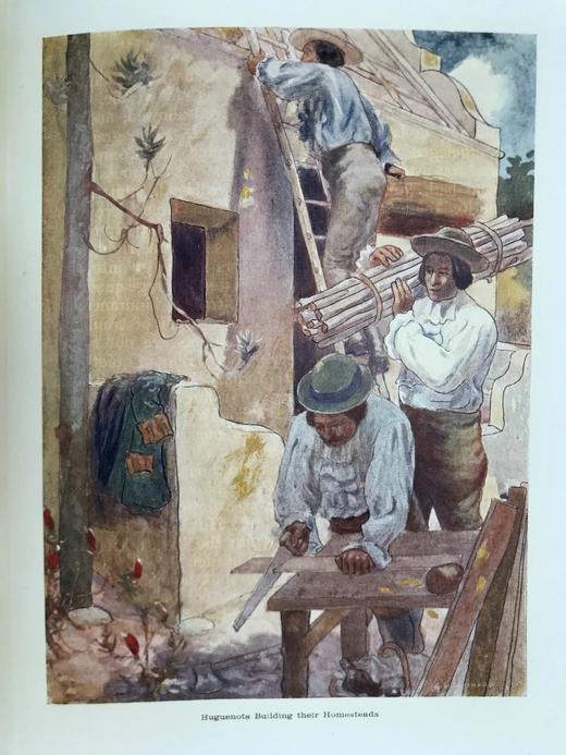 约20世纪早期 科尔文《帝国传奇：南非》 12幅彩色插图 漆布精装32开 商品图10