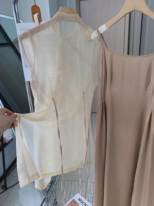 纯元清仓！无补！爱家纯原新中式两件套长裙  26ZB03054- 商品图3