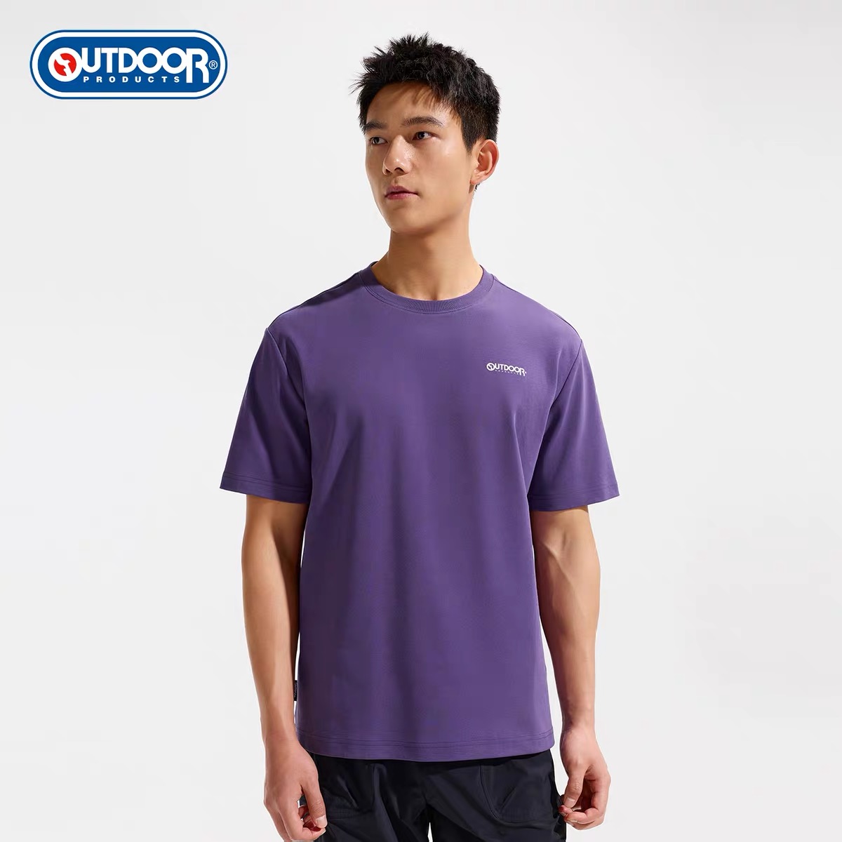 【特秒】6楼OUTDOOR户外潮牌棉感吸汗透气圆领简约短袖T恤吊牌价199折后价69