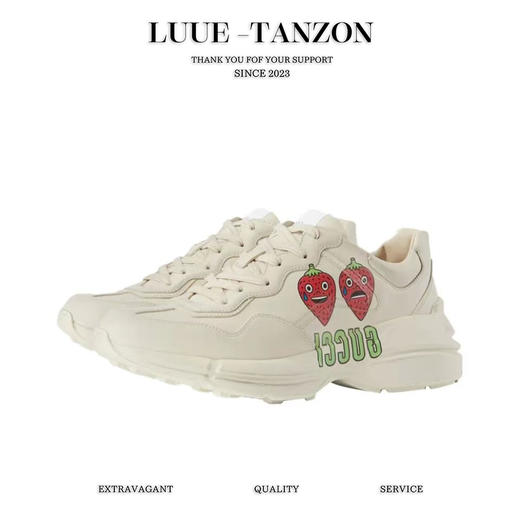 古驰-Rhyton经典老爹鞋系列情侣款 鞋底厚底5cm 商品图0