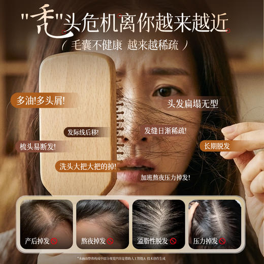 侧柏叶生姜洗发水防脱蓬松控油中药熬制去屑止痒育官方旗舰店正品 商品图1