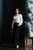迷迭香|浪漫钉珠镶边衬衣 商品缩略图1