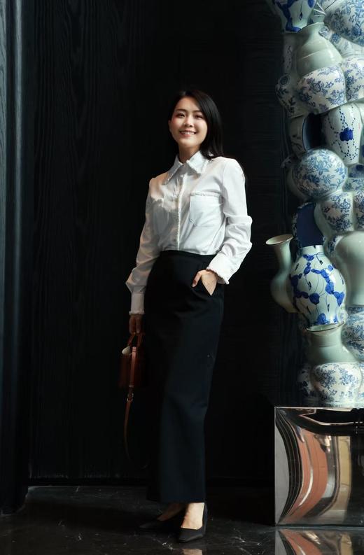 迷迭香|浪漫钉珠镶边衬衣 商品图1