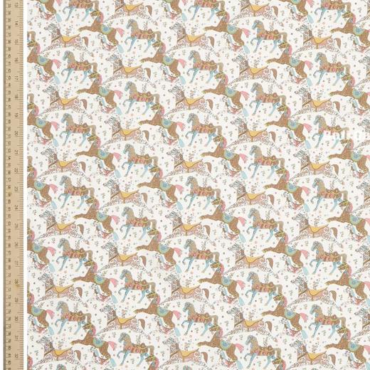 LT302A My Little Pace 轻转慢摇 英国LIBERTY利伯缇 马年 塔纳棉高支100支 商品图3