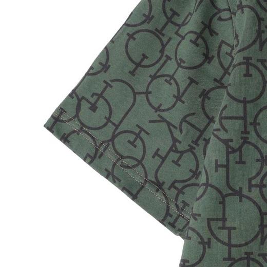 SDSA男装2026新款高贵轻奢美式复古几何链条满印短袖T恤百搭时尚 商品图2