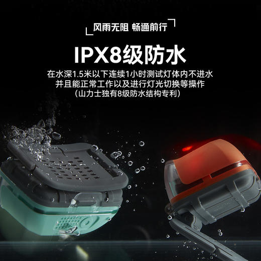 山力士 星光480 480流明IPX8级防水 轻量攀登头灯 商品图2