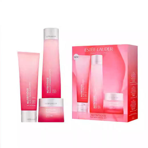 【春季焕新】【香港直邮】【香港免税店🇭🇰】【礼袋】Estee Lauder雅诗兰黛红石榴三件套红石榴爽肤水200ml+红石榴面霜50ml+红石榴洁面125ml 商品图5