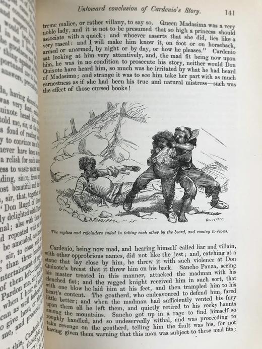 约19世纪后期  Charles Jarvis英译本 堂吉诃德 译自西班牙语原文 100幅插图 漆布精装大32开 商品图11