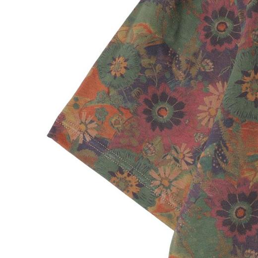 SDSA男装2026新款高贵轻奢小众设计彩色满印花卉圆领短袖T恤百搭 商品图2