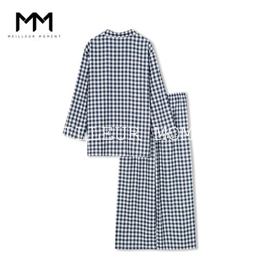 【积分换购不退货】【男装】MM麦檬格纹家居服8C4120011-H 商品图1
