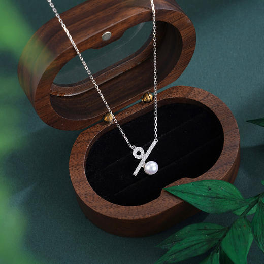 子佩集【百分之爱】银S925珍珠惜王妃套链项链【QJTL005】百分号2602 商品图1