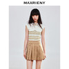 【商场同款】MAXRIENY复古少女a字百褶半裙25夏款收腰短裙波嬉风(货号:MC86SK048) 商品缩略图2