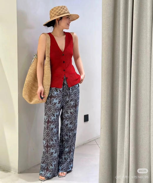 亚麻波西米亚风阔腿裤 商品图13