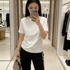 专柜同步MAX新款凹凸字母纯色T恤 商品缩略图0