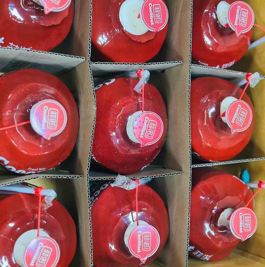 菲诺泰国丹嫩莎朵椰青| 上面自带开口处很容易打开 配送吸管 ，插上就能喝； 椰汁清甜不腻，椰香浓郁， 回味～～ 商品图3