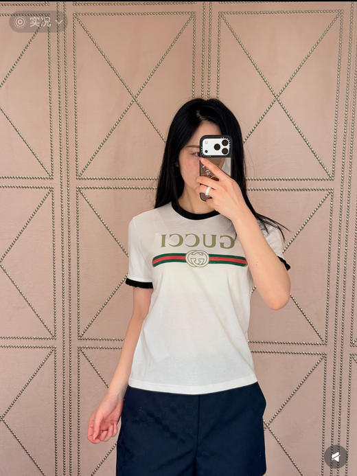古驰 新款🆕经典撞色T恤（MM） 商品图12