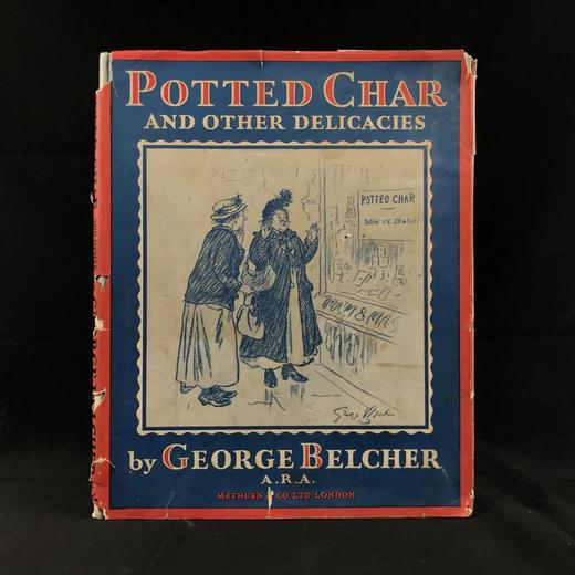 1933年 《笨拙》插画家乔治·贝尔彻漫画集 数十幅插图 精装大16开 商品图0