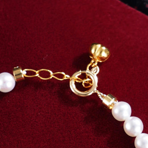 子佩集【四叶光年】银S925珍珠惜王妃手链【QJSL004】镀金四叶草水滴2602 商品图5