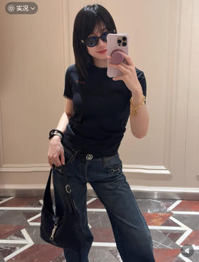 古驰 26Ss最新款拼蕾丝短袖 （MM）