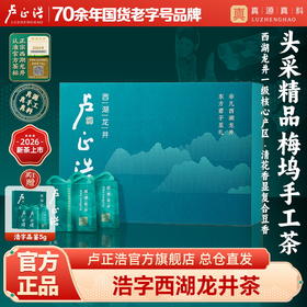 【2026年新茶上市】卢正浩明前浩字礼盒精品西湖龙井茶礼盒装250g正宗茶叶绿茶浩字