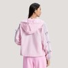 Adidas阿迪达斯DANCE LONG LENGTH JACKET 三条纹舞动系列拒水蝴蝶结运动休闲连帽夹克早春薄外套 商品缩略图5