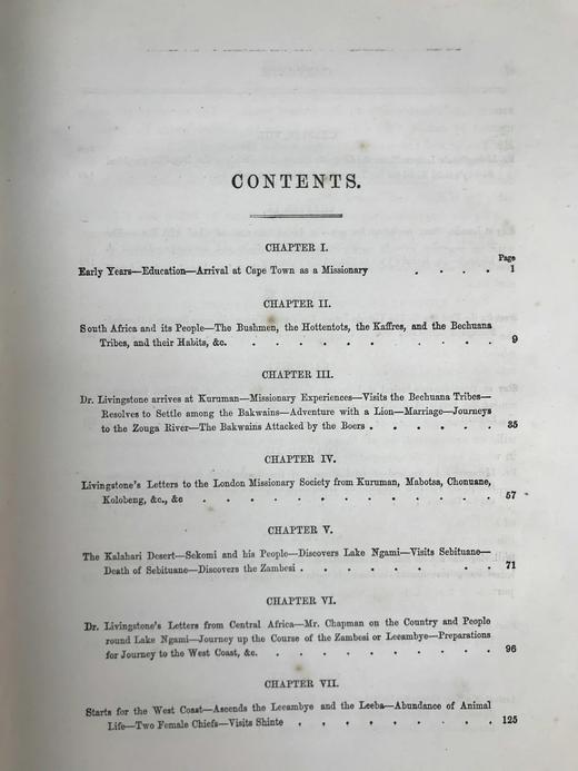 约19世纪后期 利文斯通的生平与探险 数十幅插图 全真皮精装大16开 商品图5