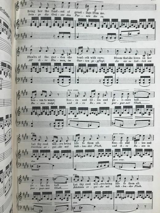 约19世纪后期 舒伯特钢琴乐谱集 真皮精装16开 商品图4