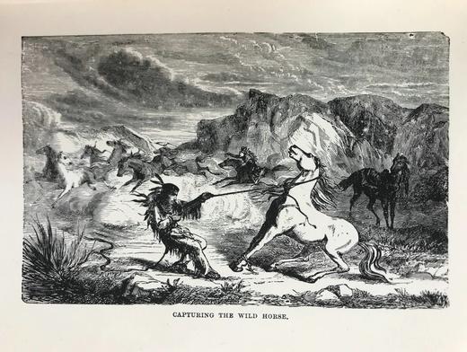 1900年 美国西部漫游记 数十幅精美版画插图 全真皮精装36开 商品图7