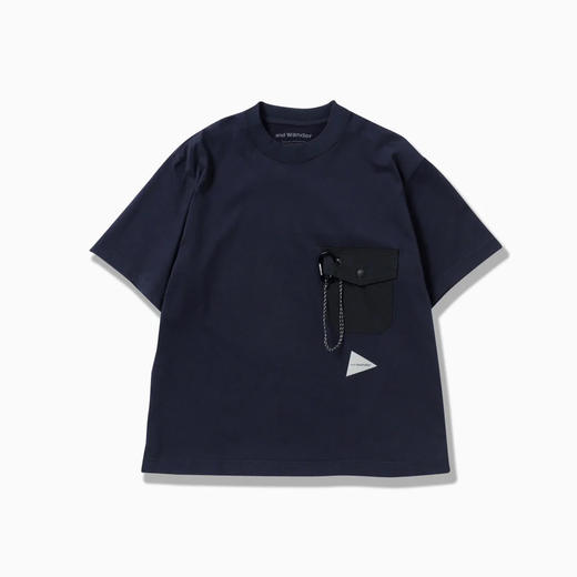 and wander pocket T 男女COOLMAX吸湿透气圆领短袖口袋T恤 商品图3