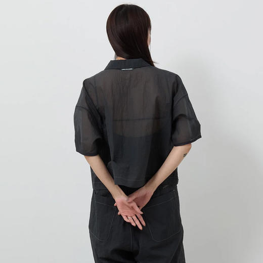 and wander sheer ripstop SS shirts 机能性面料女装超轻短上衣 商品图2