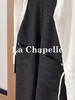 专柜实拍【减龄显瘦】拉夏贝尔/La Chapelle高级感！设计感时尚外穿背带裤直筒休闲百搭长裤子 商品缩略图6