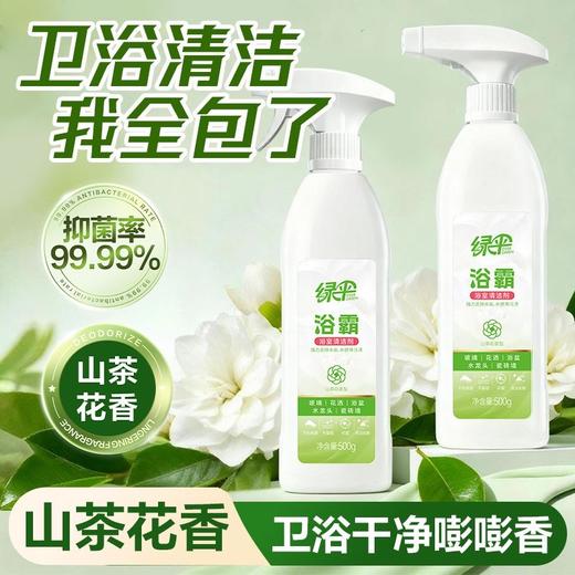 绿伞浴霸强力去污浴霸清洁剂快速溶解污渍家用宿舍母婴山茶花香 商品图7