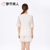 都市丽人睡衣女士睡衣薄家居服针织网纱睡衣女士网纱短袖套装有杯垫女装短袖短裤LHC2K2 商品缩略图2