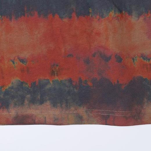 SDSA男装2026新款高贵轻奢条纹扎染做旧晕染宽松短袖T恤百搭时尚 商品图3